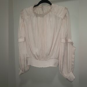 Unbranded Women's Blush Pink Pleated  Top Size XL
